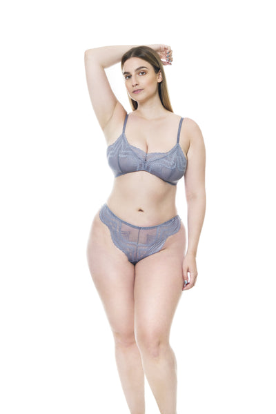 Sara Bralette Smokey Grey